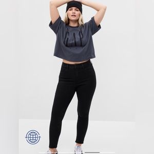 GAP High Rise Universal Jeggings with Washwell size 16 Tall Black